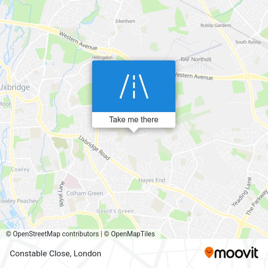 Constable Close map