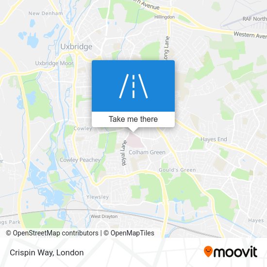 Crispin Way map