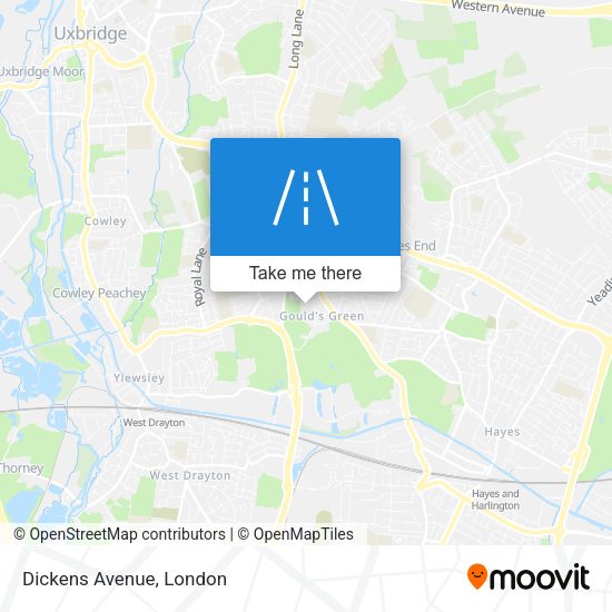 Dickens Avenue map