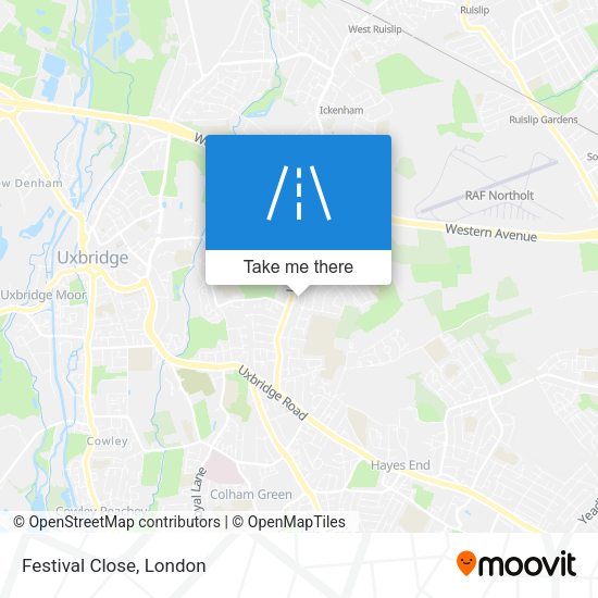 Festival Close map