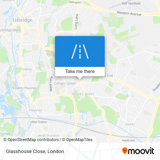 Glasshouse Close map