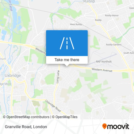 Granville Road map