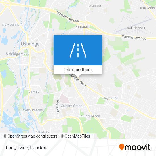 Long Lane map