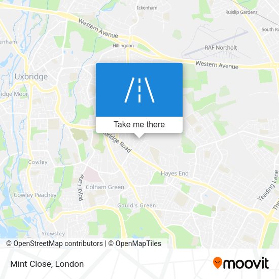 Mint Close map