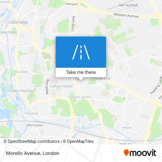 Morello Avenue map