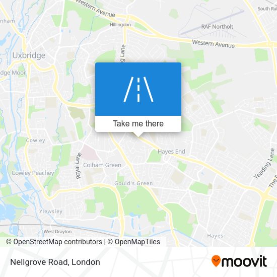 Nellgrove Road map