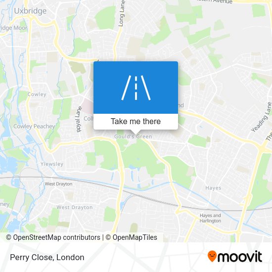 Perry Close map