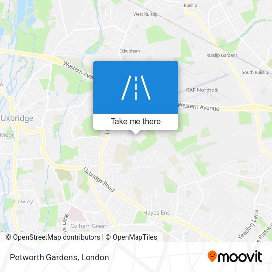 Petworth Gardens map