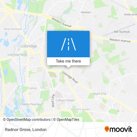 Radnor Grove map