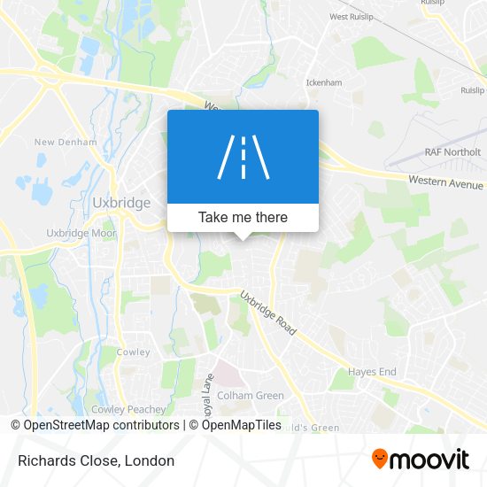Richards Close map