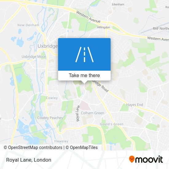 Royal Lane map