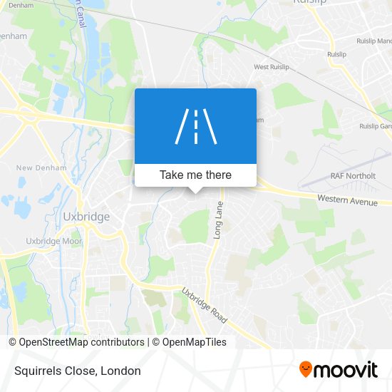 Squirrels Close map