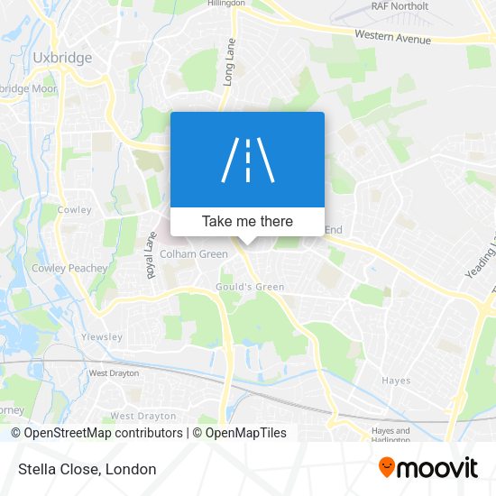 Stella Close map