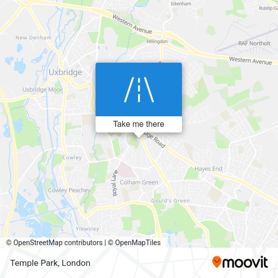 Temple Park map