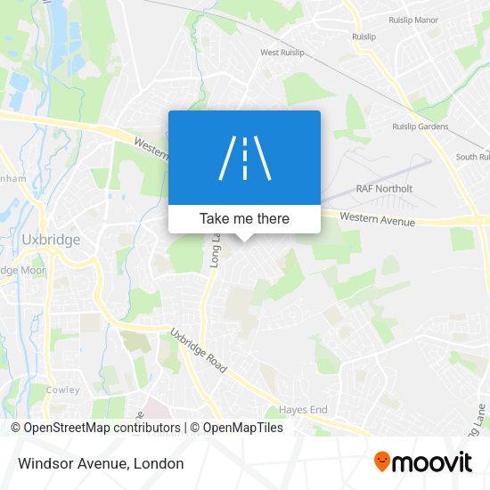 Windsor Avenue map