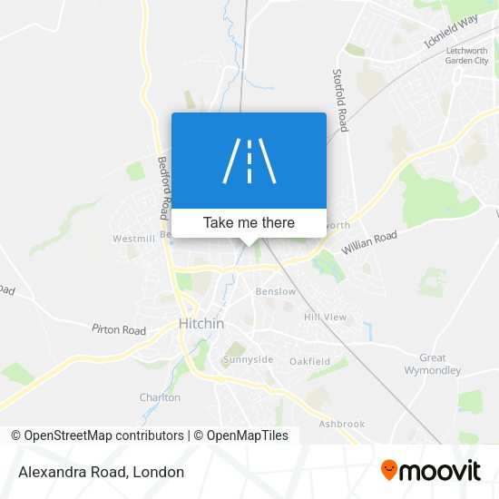Alexandra Road map