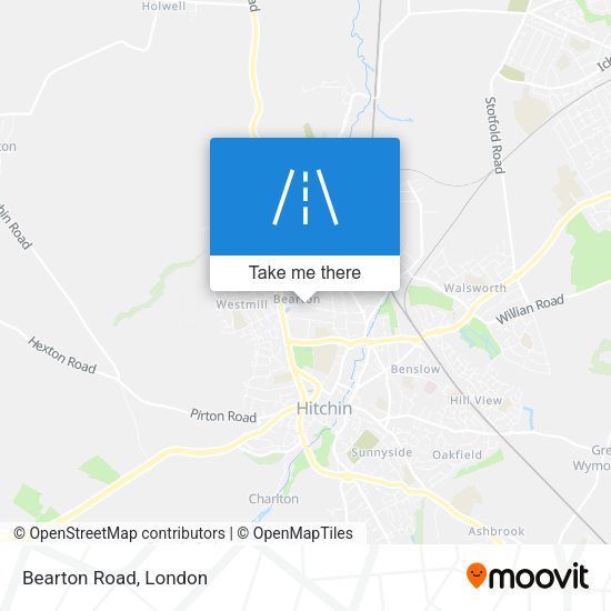 Bearton Road map