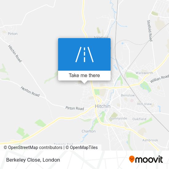 Berkeley Close map