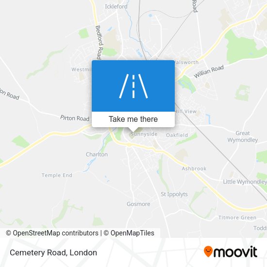 Cemetery Road map