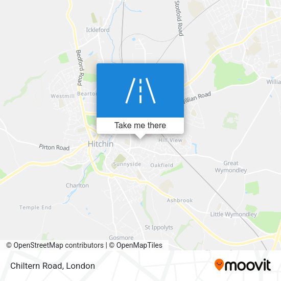 Chiltern Road map