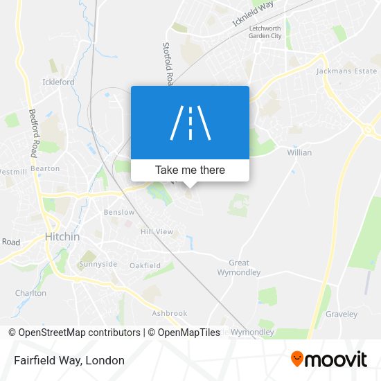 Fairfield Way map