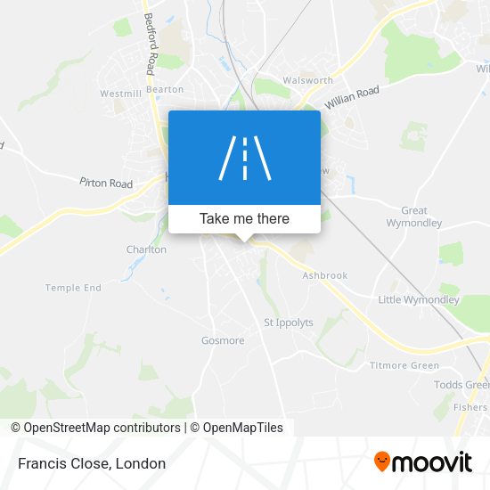 Francis Close map