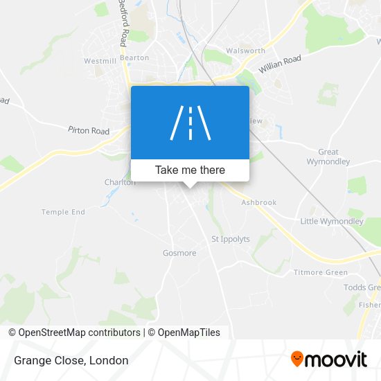 Grange Close map