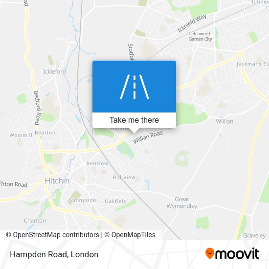 Hampden Road map