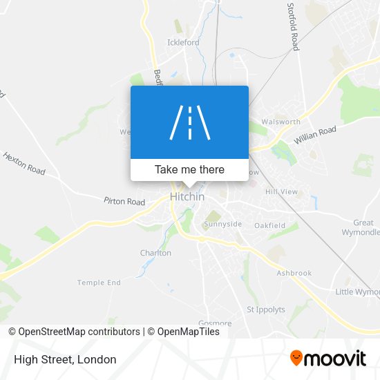 High Street map