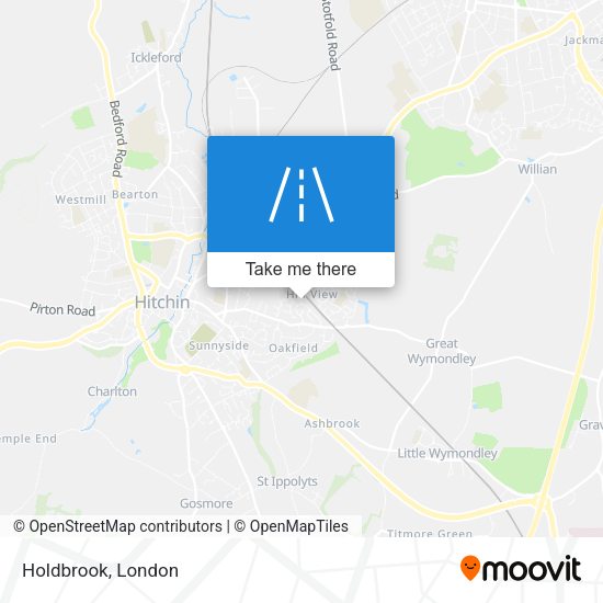 Holdbrook map