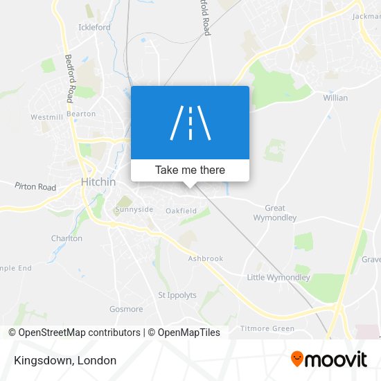 Kingsdown map