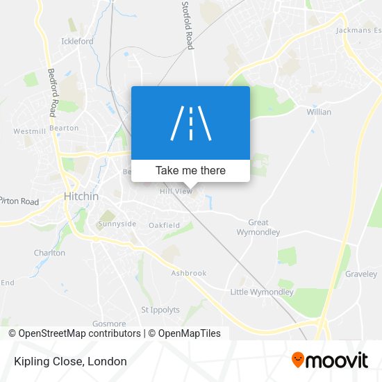 Kipling Close map