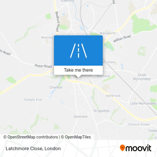 Latchmore Close map