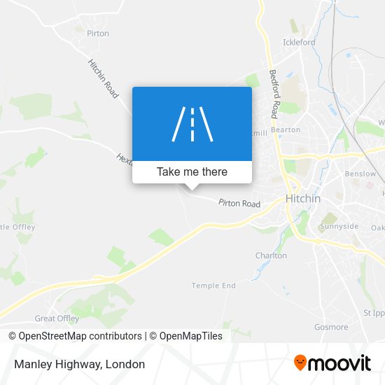 Manley Highway map