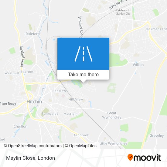 Maylin Close map