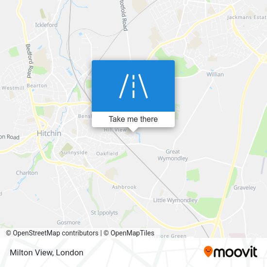 Milton View map