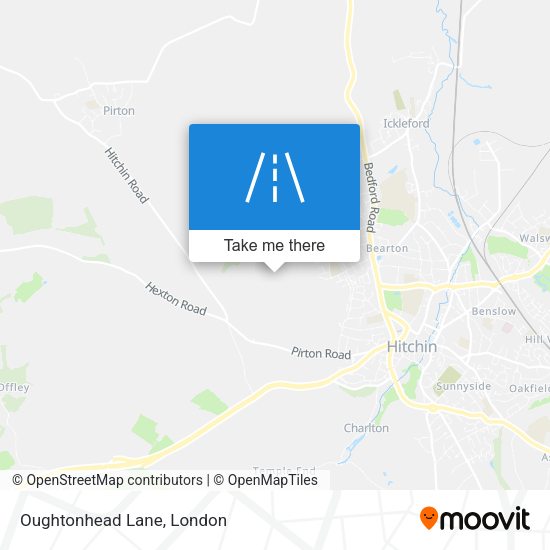 Oughtonhead Lane map