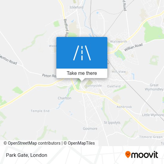Park Gate map