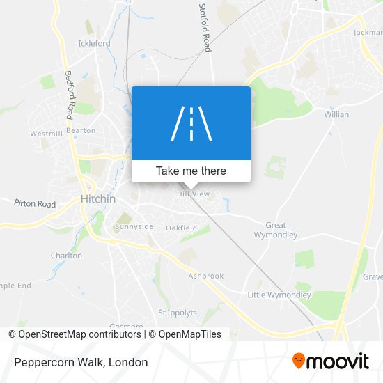 Peppercorn Walk map