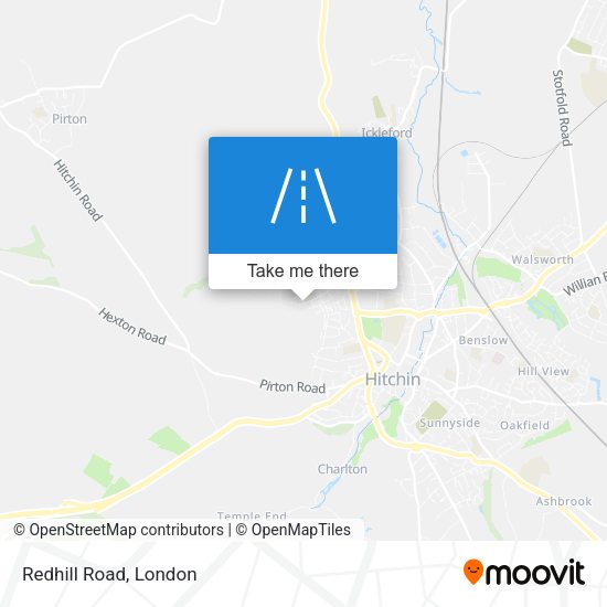 Redhill Road map