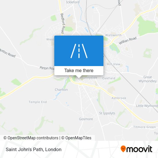 Saint John's Path map