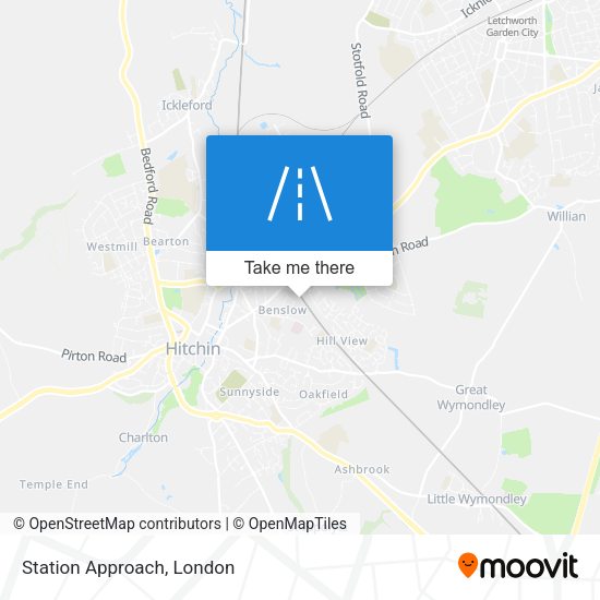 Station Approach map