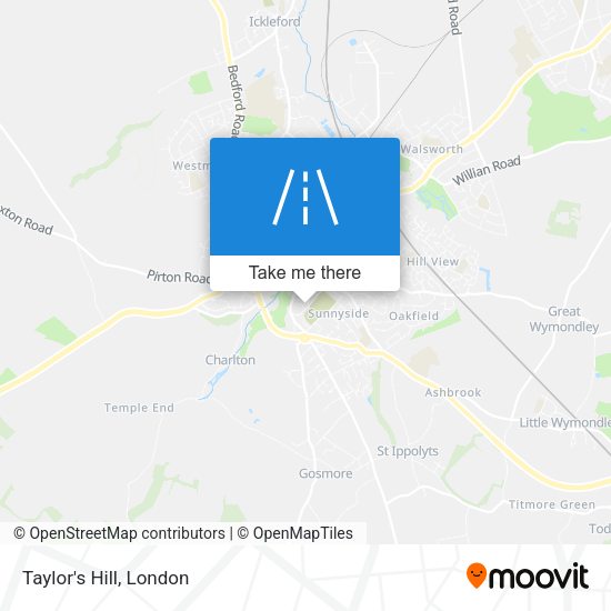 Taylor's Hill map