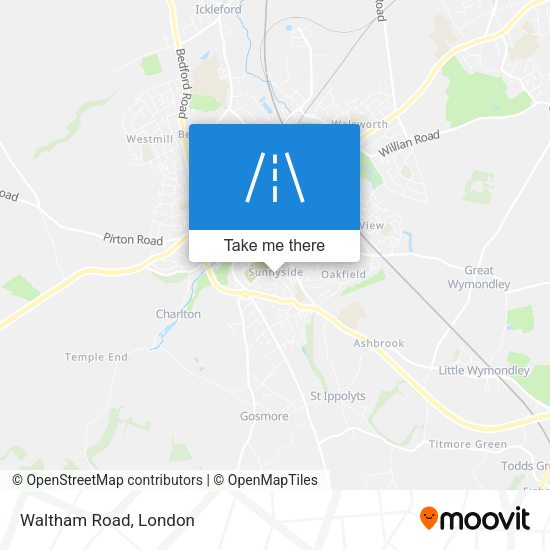Waltham Road map