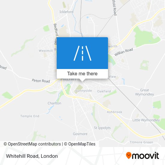 Whitehill Road map