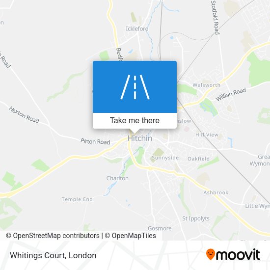 Whitings Court map