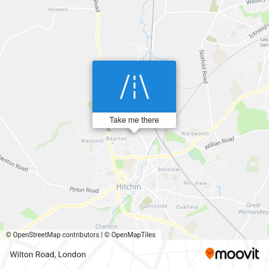 Wilton Road map