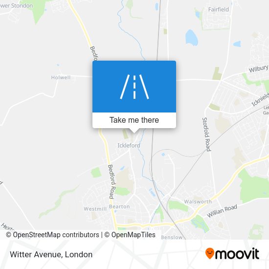 Witter Avenue map