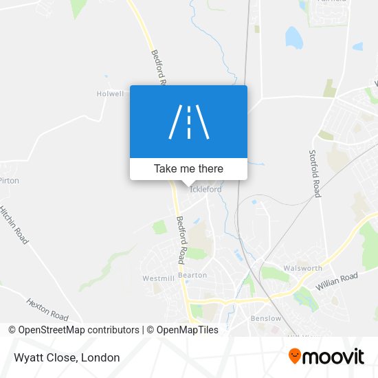 Wyatt Close map