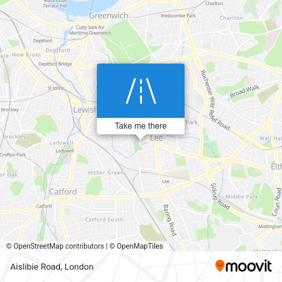 Aislibie Road map
